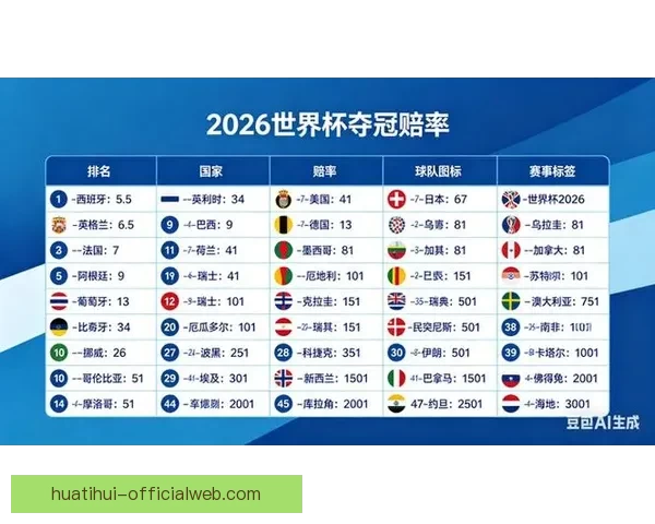 世界杯竞猜赔率分析与预测 让我们一起揭开赛事背后的数据秘密